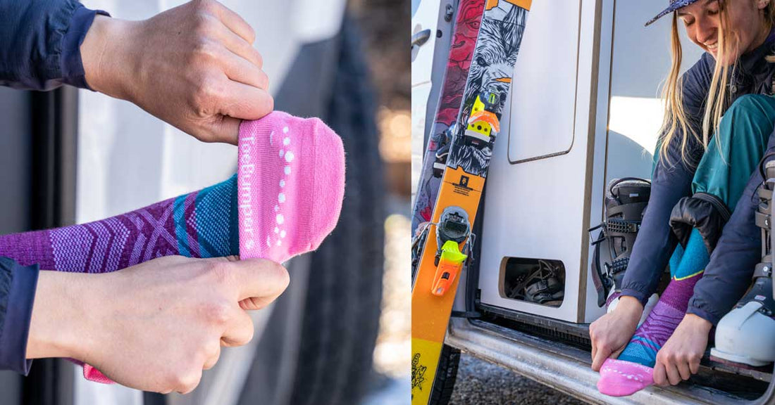 The Little Sock that Prevents Toe Bang in Skiing