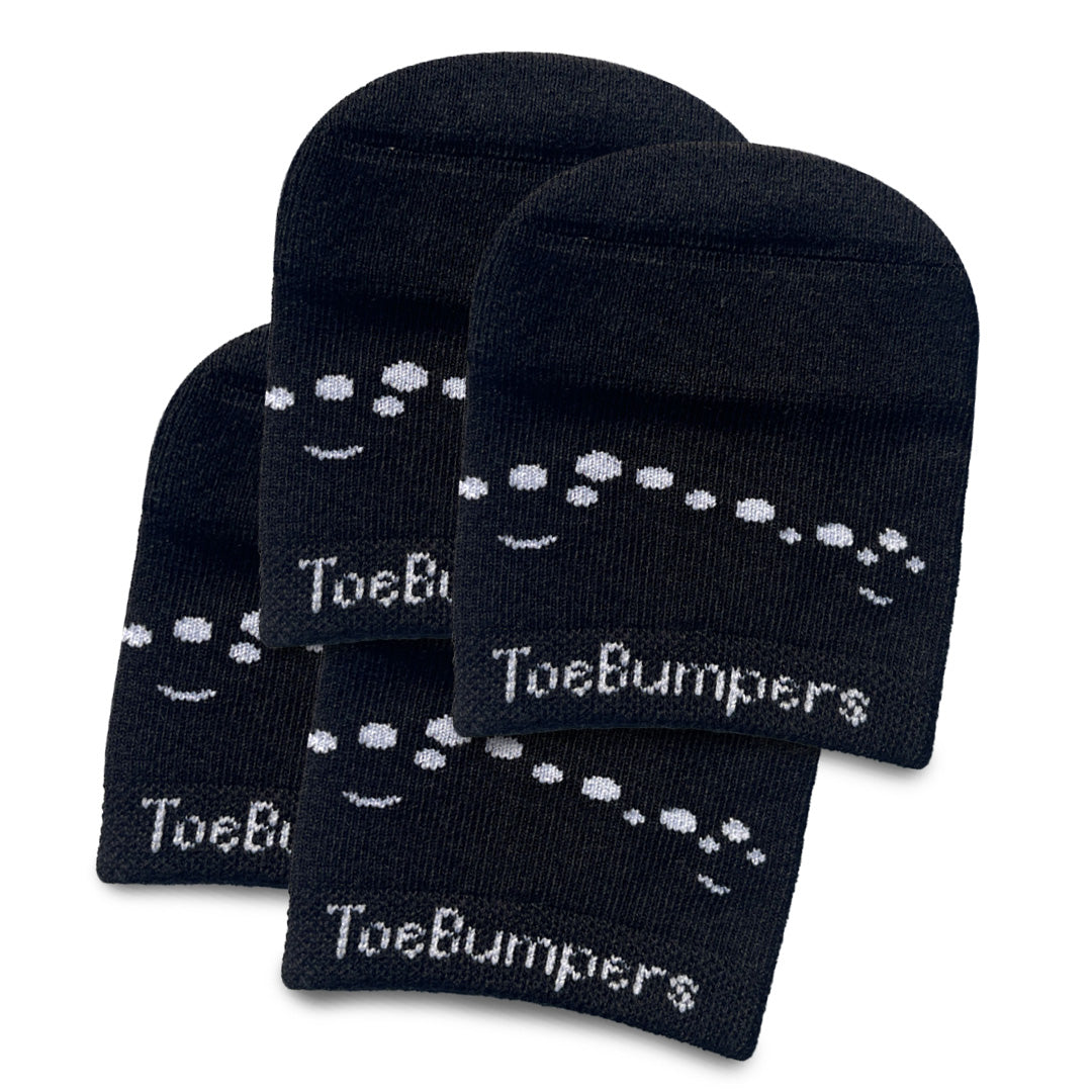 Protects your toes from impact – Toe protection sock that slides over your existing socks to prevent black toenails, blisters, and toe bang.