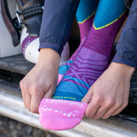 Bubblegum Women's Toe-Cushioning Sock for Running