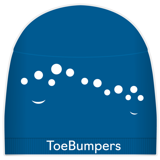 Ocean Blue Men's Toe-Cushioning Sock Topper
